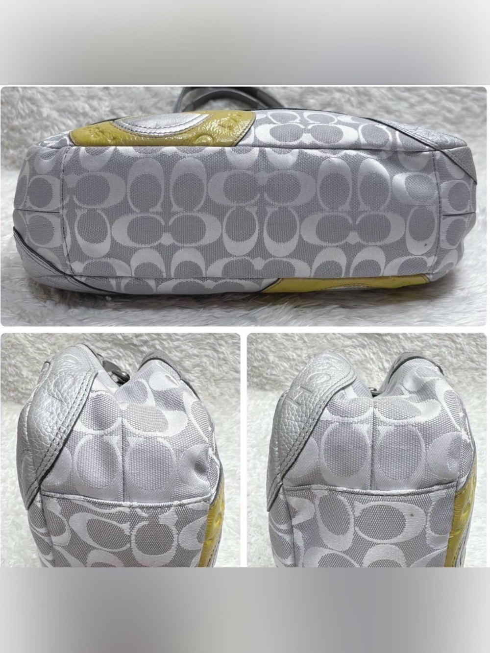 Coach Snaphead Mosaic Patchwork Madison Shoulder Bag EUC - Picture 3 of 9